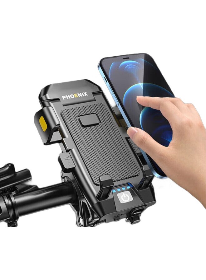 Phoenix Bicycle Light, Night Riding Light, Front Light, Ultra-Bright Flashlight, Bicycle Riding Equipment, Phone Holder, Mountain Bike Accessories - Image 2