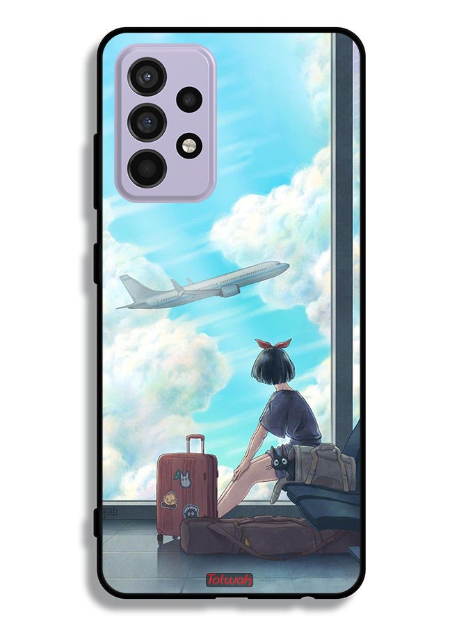 Tolwak Samsung Galaxy A52 4G Protective Case Cover Travel Art - Image 1