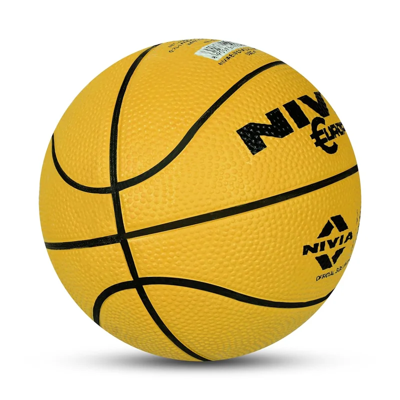 نيفيا Nivia Europa Basketball Size 1 - Yellow
