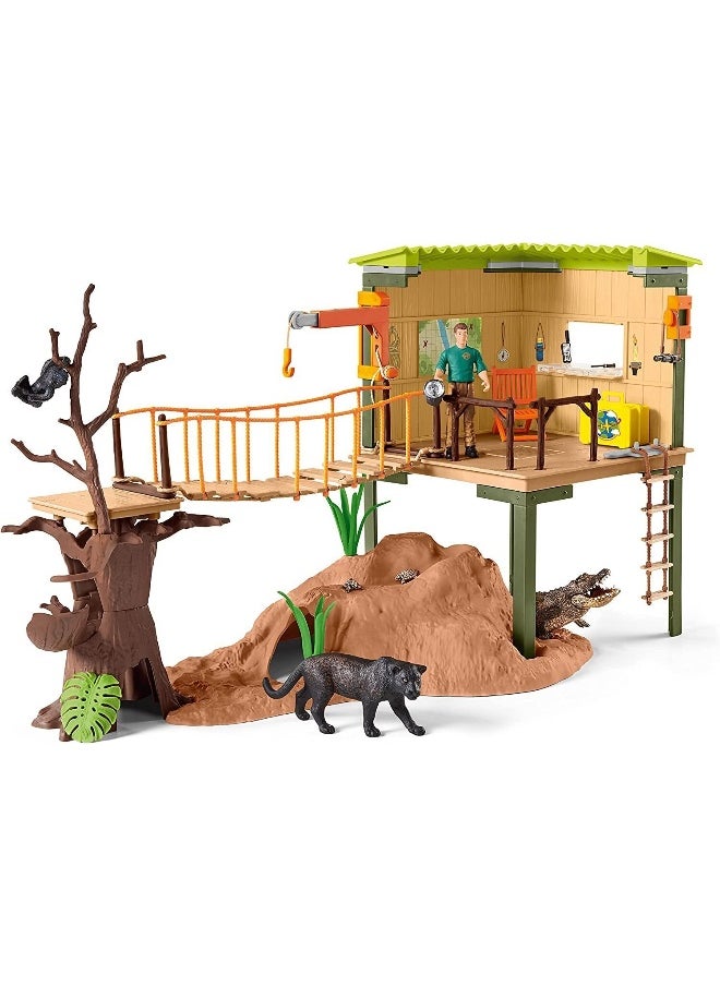 Schleich Schleich National Geographic Safari Animal and Ranger Figures Playset  - Image 2