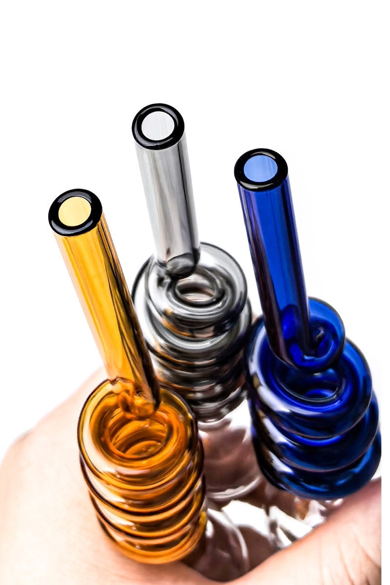 general 5pcs Premium Heat Resistant Glass Straw High Borosilicate Materia for Long lasting Use(Random Color) - Image 4