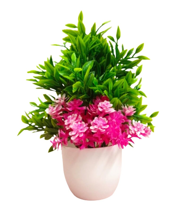 Dekorly Artificial Potted Plants, 8 Pack Artificial Plastic Eucalyptus Plants Small Indoor Potted Houseplants, Small Faux Plants for Home Decor Bathroom Office Farmhouse (Multi-G) - Image 5