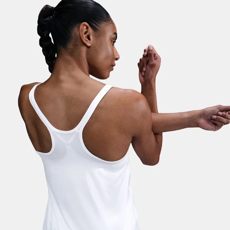 Nike White Women's One Classic Dri-FIT Training Tank Top for Women | Best Price UAE