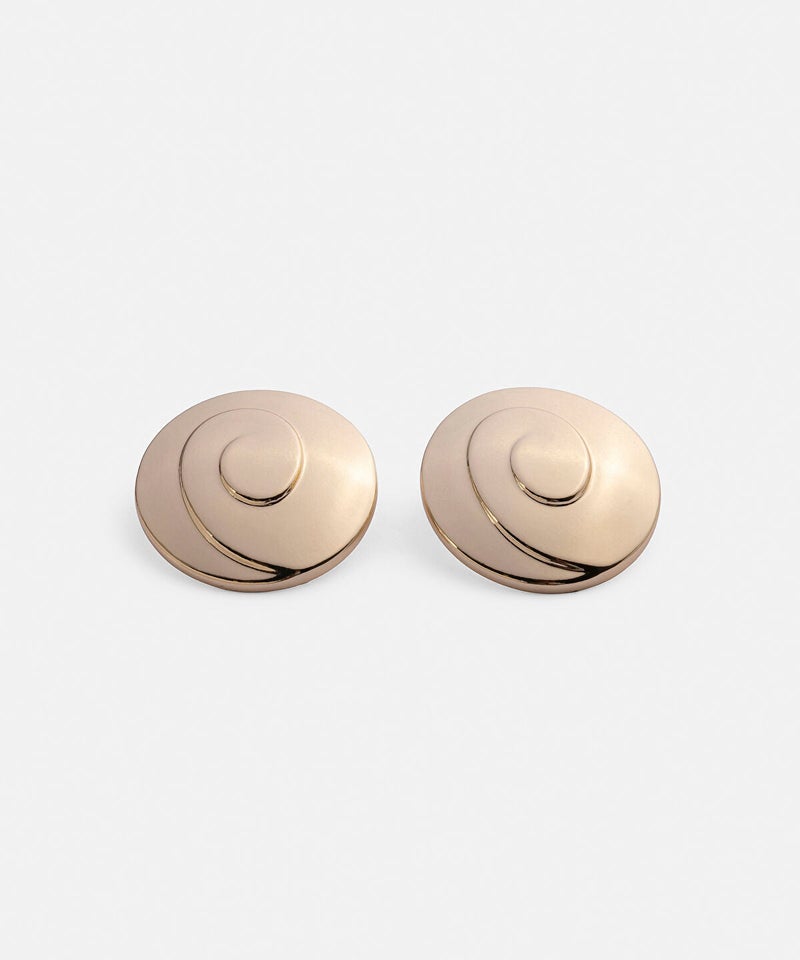 Ipekyol Metal Plate Earrings - Image 1