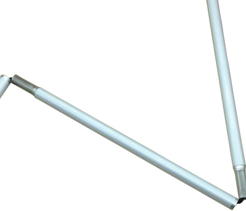 VISIONU Aluminum Mobility Folding White Cane for Vision Impaired and Blind People (Folds Down 6 Sections) (155cm (61inch), Black Handle) - Image 4