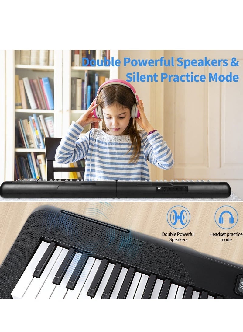 Arabest 88 Key Piano Keyboard Beginner Electric Digital Piano with Full Size Semi Weighted Keys,Sustain Pedal, Power Supply, Stand, Carrying Case,Headphones - Image 3