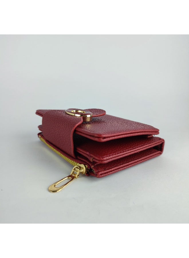 محفظة جلد نسائية فاخرة – مقسمة من الداخل لتنظيم جميع أغراضك بسهولة - Image 3