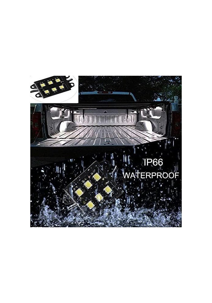 NBWDY 8Pcs Super Bright White Truck Bed Light Kit with 48 LEDs - Image 5