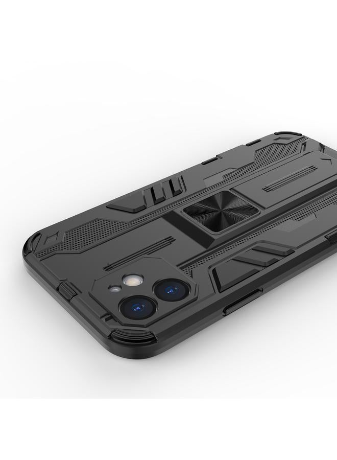 S-TOP Case For iPhone 12 / 12 Pro Supersonic PC + TPU Shock-proof Protective Case with Holder - Image 5