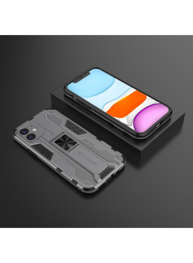 S-TOP Case For iPhone 12 / 12 Pro Supersonic PC + TPU Shock-proof Protective Case with Holder - Image 2