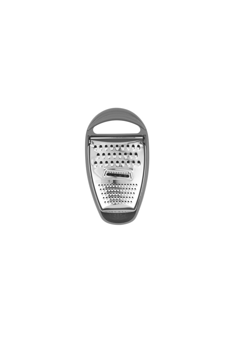Royalford Stainless Steel 3-in-1 Grater- RF12349/ with Collecting Container, TPR handle, Light-Weight and Compact Design/ Multiple Grating Style, Suitable for any Kind of Grating Fruits Silver - Image 5