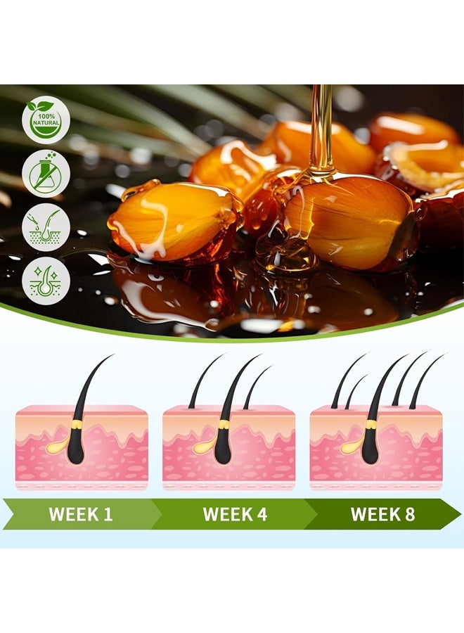 ميلاو زيت باتانا العضوي الخام لنمو الشعر والعناية بالبشرة، يمنع التكسر والتقصف، يرطب الشعر وفروة الرأس، لجميع أنواع الشعر - Image 4