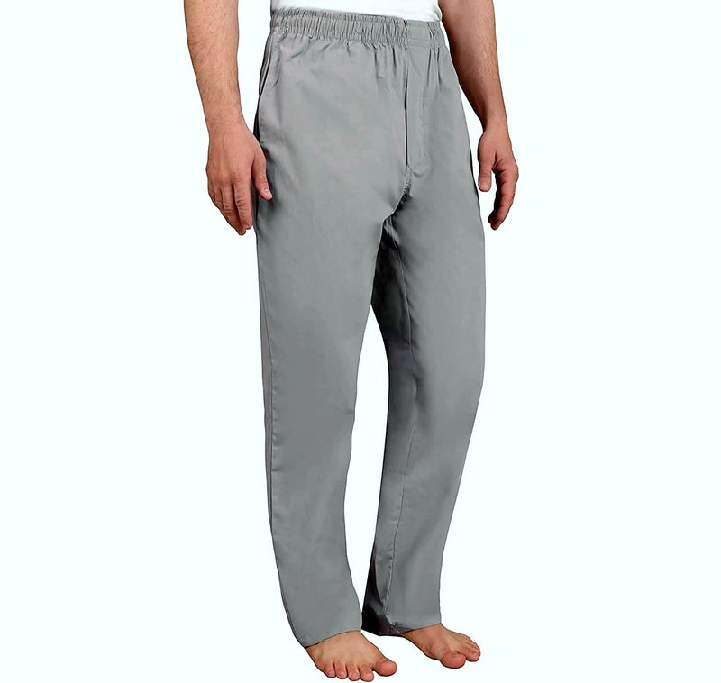 Fashtastic Men's Cotton Round Elastic Pajama (X-Large, Light Grey) - Image 2