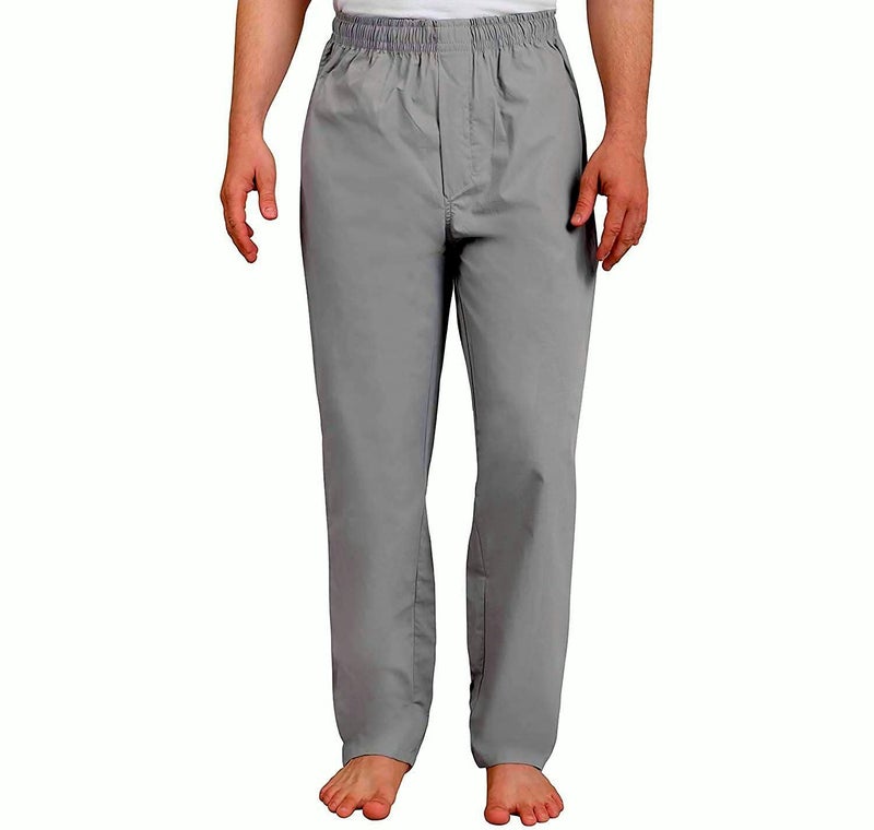 Fashtastic Men's Cotton Round Elastic Pajama (X-Large, Light Grey) - Image 1