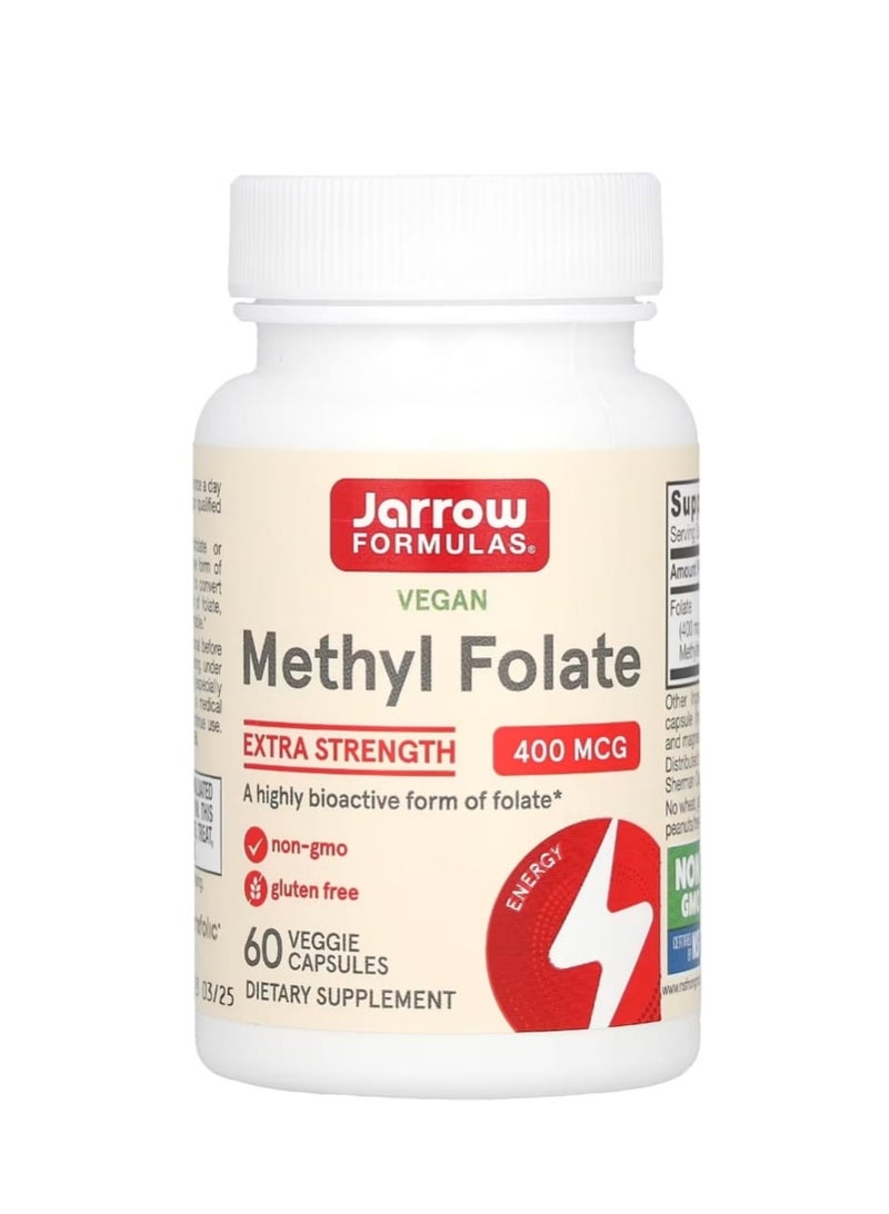 جارو فورملاز ميثيل فولات نباتي 400 ميكروغرام 60 كبسولة نباتية - Image 1