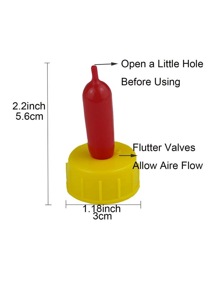 Weilan Small Animal Milk Drink Nipples with Flutter Valves Soft Rubber Cow Calf Milk Drinking Nipple for Goats Lambs Sheep Piglet Screw On Soda Bottle,15Pieces - Image 2