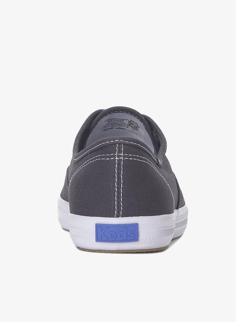 Keds Women's Champion Originals Lace Up Canvas Casual Sneaker Grey - Image 2