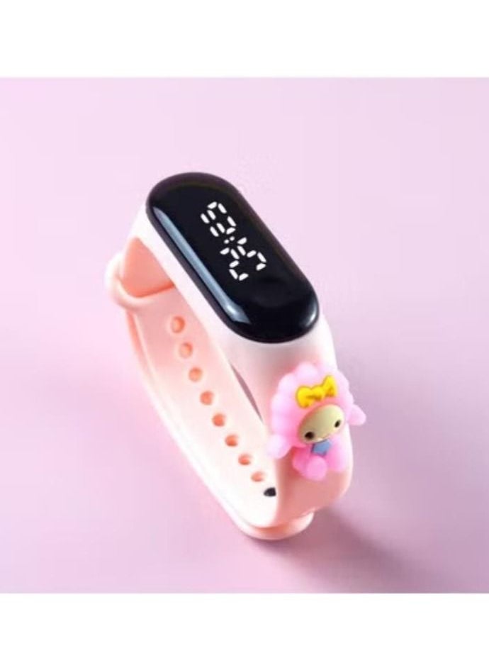 Generic - Kids' Water Resistant Silicone Digital Watch 6PCS - Image 1