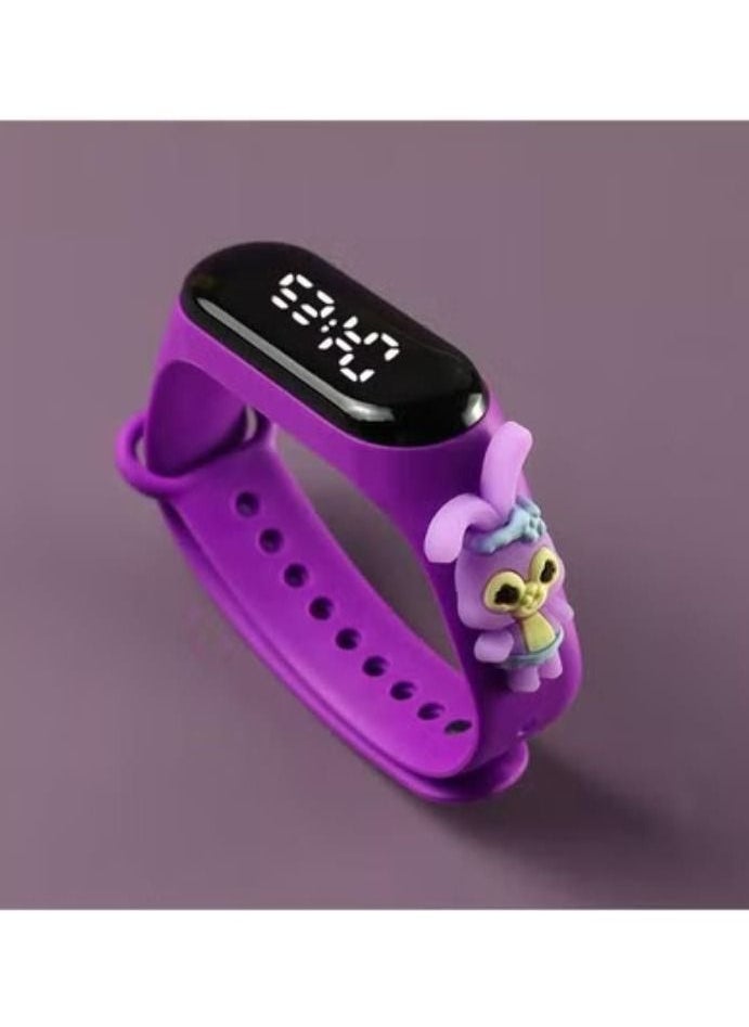 Generic - Kids' Water Resistant Silicone Digital Watch 6PCS - Image 1