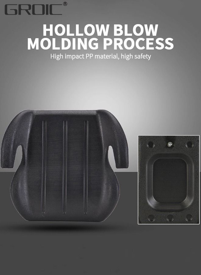 GROIC Backless Booster Car Seat Large Travel Booster Seat Pad for Kids Transitioning to Vehicle Seat Belt, Portable Car Safety Seat Booster,Toddler Dining Chair Booster Seat - Image 4