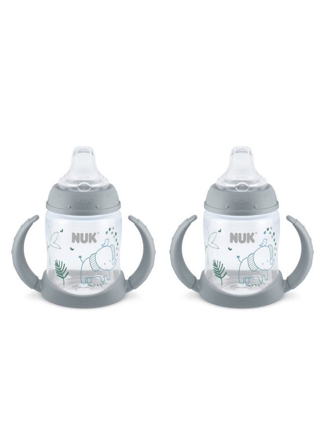 نوك كوب الشرب NUK Learner سعة 5 أونصات، عبوة من قطعتين على شكل فيل
