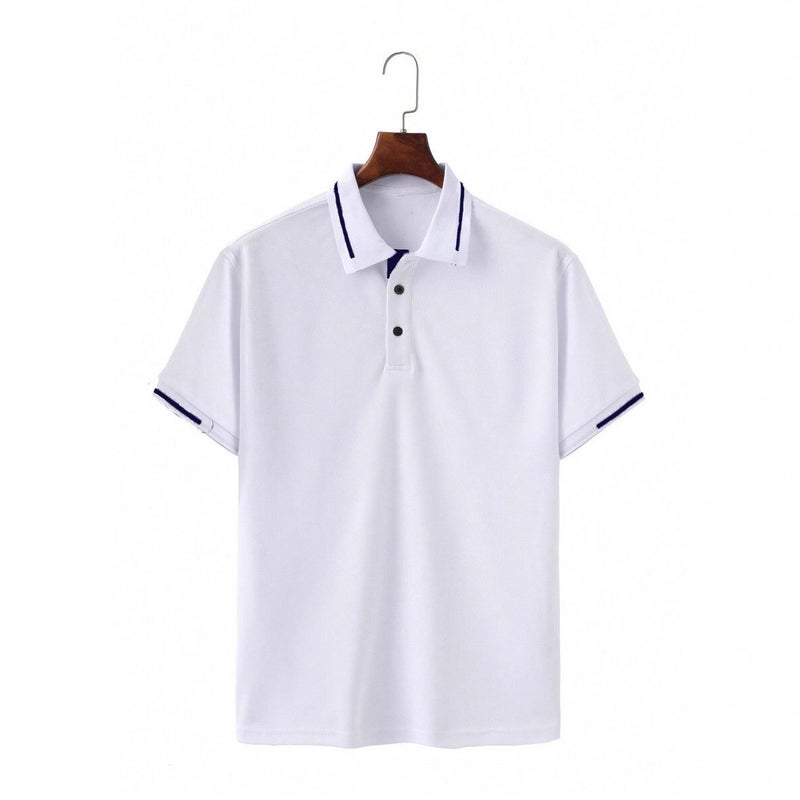 Casual Short Sleeve Polo Shirt - Image 2