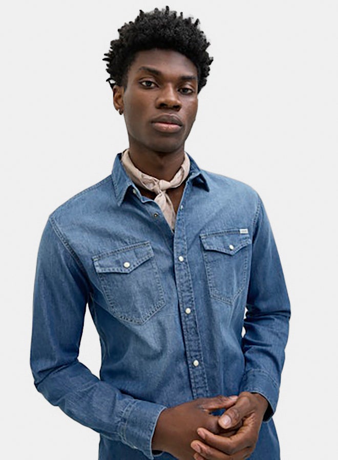 JACK & JONES قميص جيس شيريدان بأكمام طويلة لاوس - Image 1