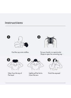 TYR Wrinkle Free Silicone Swim Cap (Black)  - Image 5