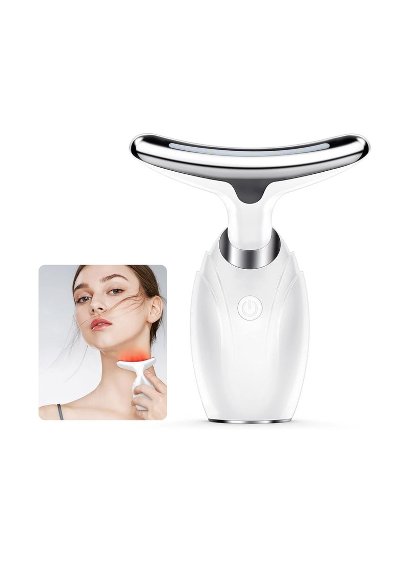 RATSAW Face Massager Facial and Neck Electric Massager 3-in-1 Chin Lift Devices V-Shaped Firming EMS Vibration Facial Massager 4 Massage Modes Skin Care Firm Tightening and Smooth  - Image 1