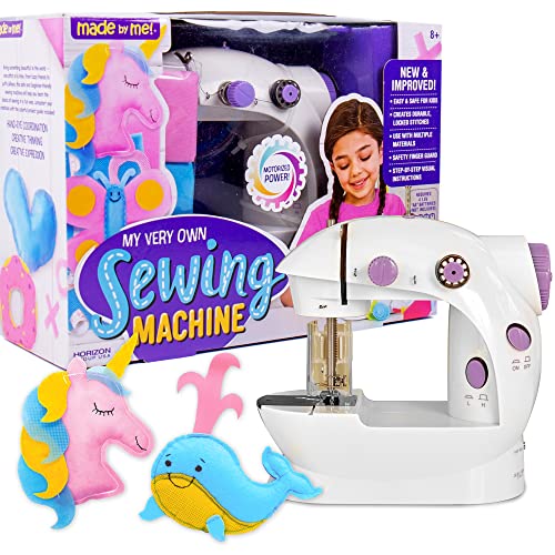 Made By Me My Very Own Sewing Machine for Beginner Portable Battery Powered First Sewing Machine for Kids Ages 8 Includes Fabric Thread Measuring Tape  Stuffing - Image 1