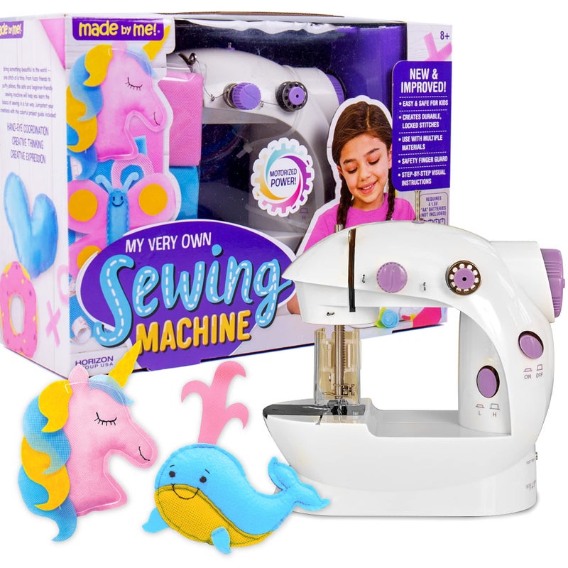 Made By Me My Very Own Sewing Machine for Beginner Portable Battery Powered First Sewing Machine for Kids Ages 8 Includes Fabric Thread Measuring Tape  Stuffing - Image 3