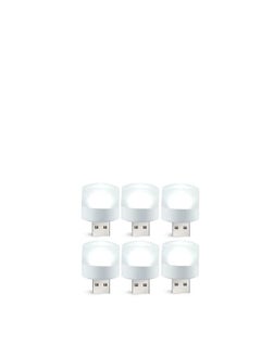 ماركة غير محددة مصابيح USB بيضاء باردة، مصابيح LED صغيرة للاستخدام المنزلي، التخييم، داخل السيارة، DC 5V، 1W، عبوة 5 قطع  - Image 2