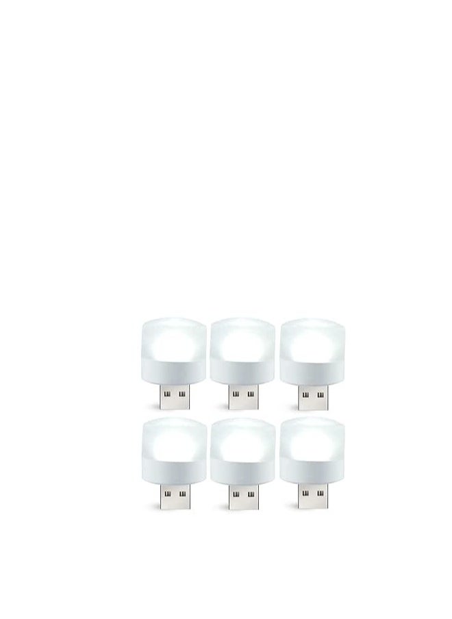 Generic Cool White USB Lamps, Mini USB LED Lights for Home Use, Camping, Car Interior, DC 5V, 1W, 5-Pack  - Image 2