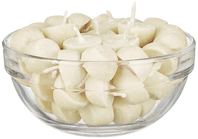 Brand - Solimo Solimo Vanaspati Ghee Diya Wicks 100 Pieces 30Minute Burning Time Pack of 2 - Image 2
