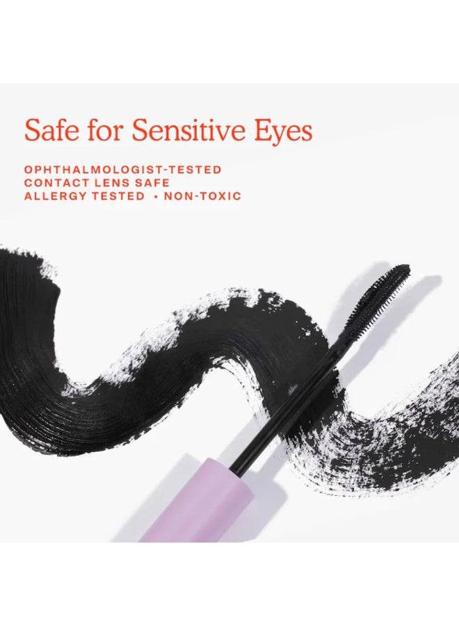 TOWER 28 Mini MakeWaves® Lengthening + Volumizing Mascara 5ml - Jet - Image 3