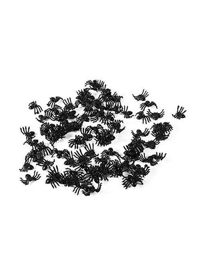 Amscan Mini Plastic Spiders 1/2" X 1/2", 50 Pcs - Image 3