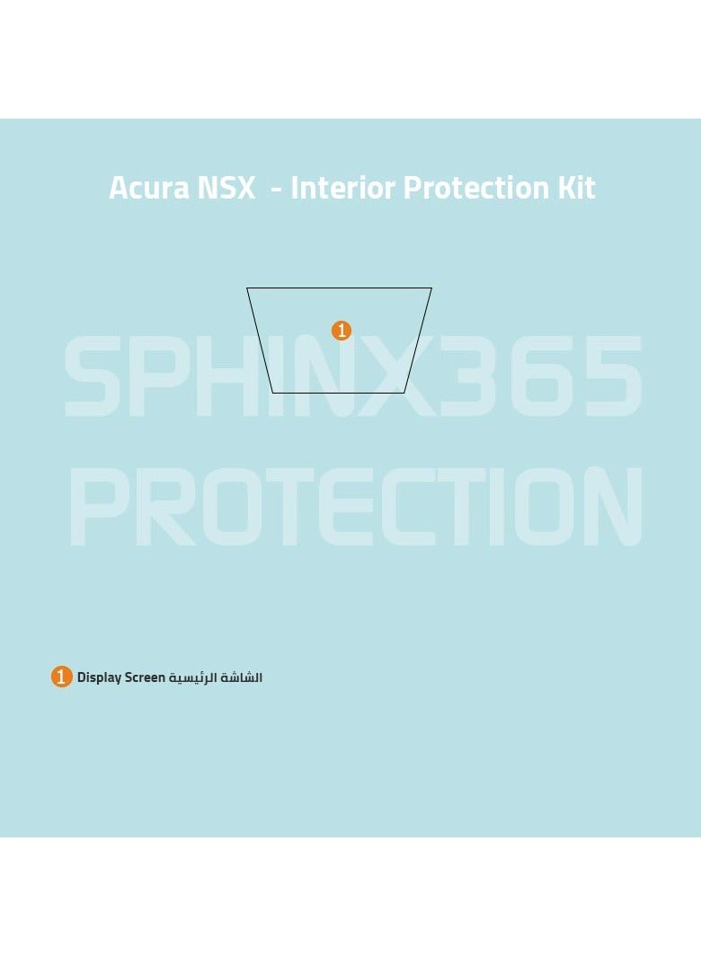 Sphinx365 Acura NSX Protection Kit 2022-2023 - Transparent TPU, Self-Healing, Scratch-Resistant