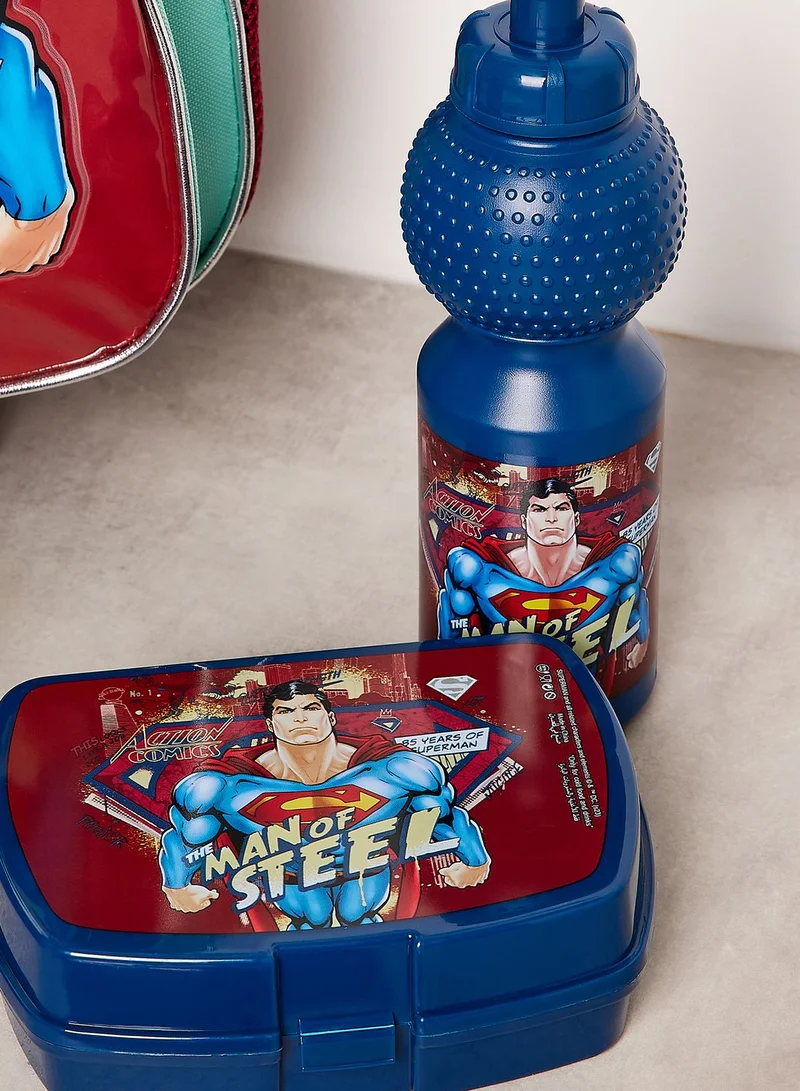 SUPERMAN Back To School Superman 5In1 Trolley Box Set