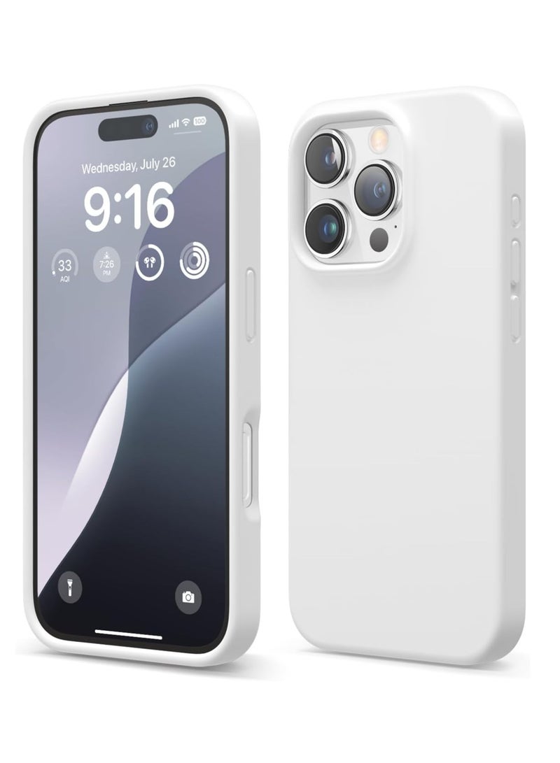 BORTONY iPhone 16 Pro Case Silicone Case Cover Durable and Anti Scratch Shockproof iPhone 16 Pro Cover 6.3 inch - Image 1