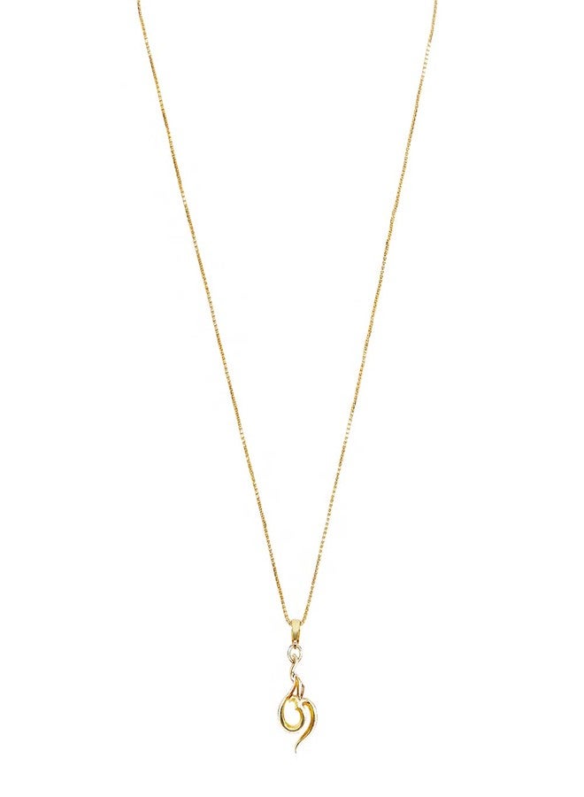 VOYLLA Moksha Stylish Gold Pendant - Image 1