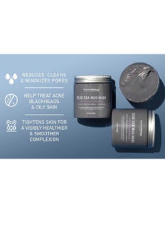 NEW YORK BIOLOGY THE ULTIMATE COSMECEUTICALS Dead Sea Mud Mask for Face and Body Infused with Lavender Spa Quality Pore Reducer for Acne Blackheads and Oily Skin Tightens Skin for A Healthier Complexion 250 g  - Image 5