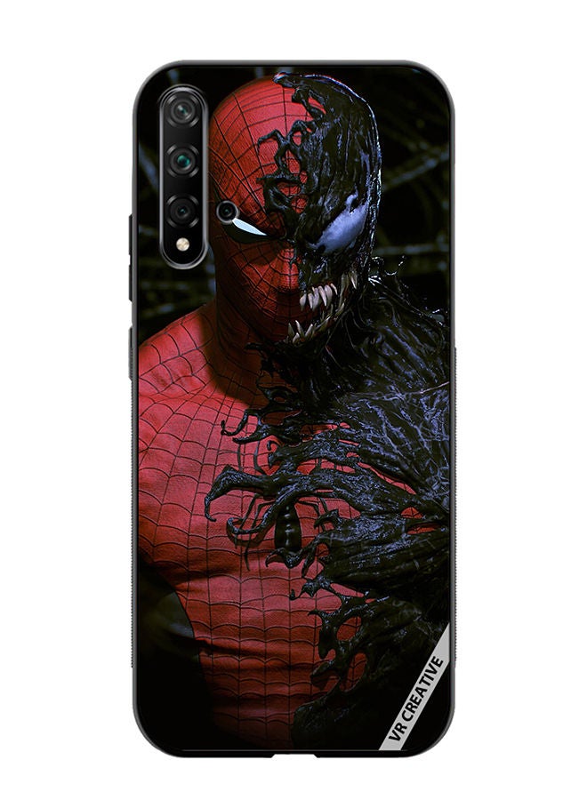 VR CREATIVE Protective Case Cover For Huawei Nova 5T Spiderman Design Multicolour - Image 1