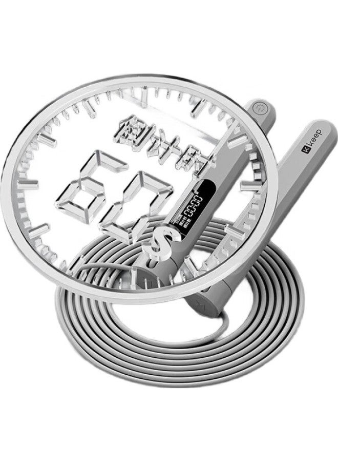 Keep Jump Rope For Adults, Fitness Exercise Rope, Middle School Exam Jump Rope, Student Exam-Specific Long Rope Style / Glacier Gray - Image 1