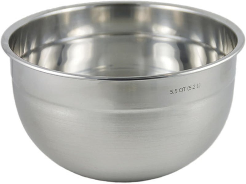Tovolo Stainless Steel Mixing Bowl - 5.5 Quart Kitchen Essential for Food Prep and Baking - Image 1