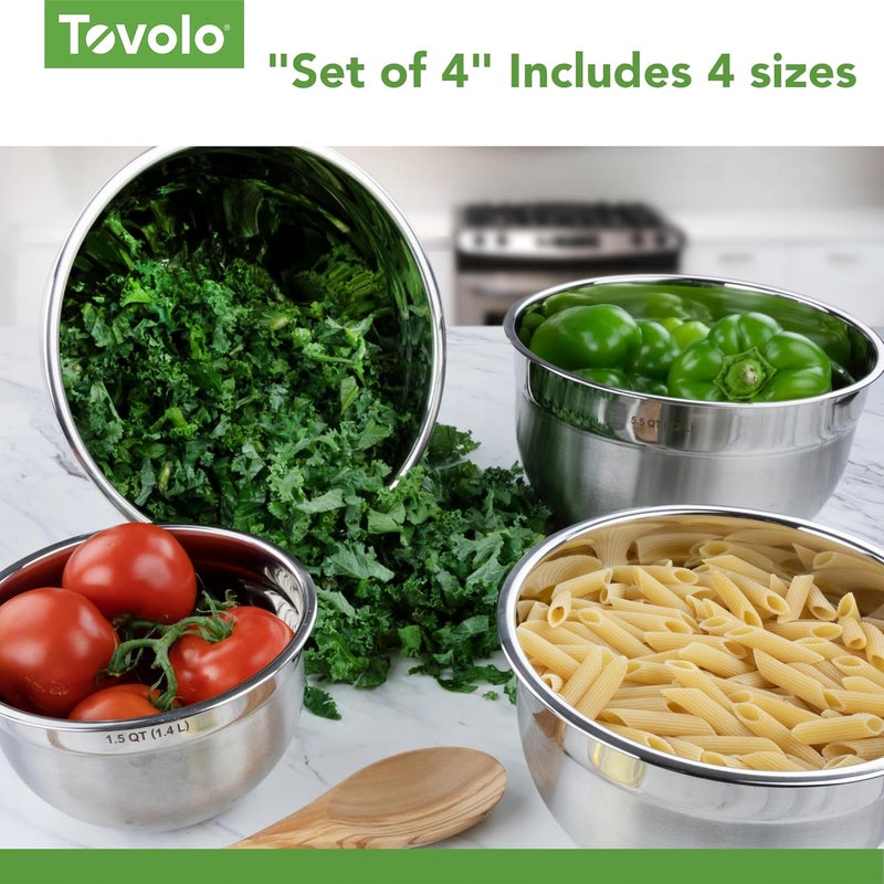 Tovolo Stainless Steel Mixing Bowl - 5.5 Quart Kitchen Essential for Food Prep and Baking - Image 5