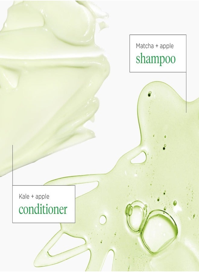 Briogeo - Superfoods Apple, Matcha + Kale Shampoo + Conditioner Duo (2 x 369 ml) - Image 1