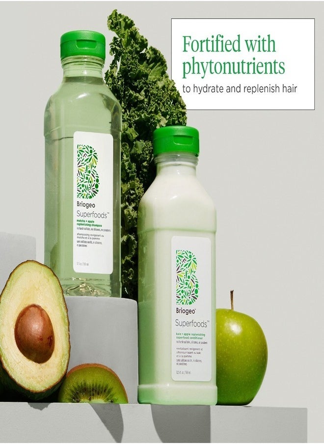 Briogeo - Superfoods Apple, Matcha + Kale Shampoo + Conditioner Duo (2 x 369 ml) - Image 1