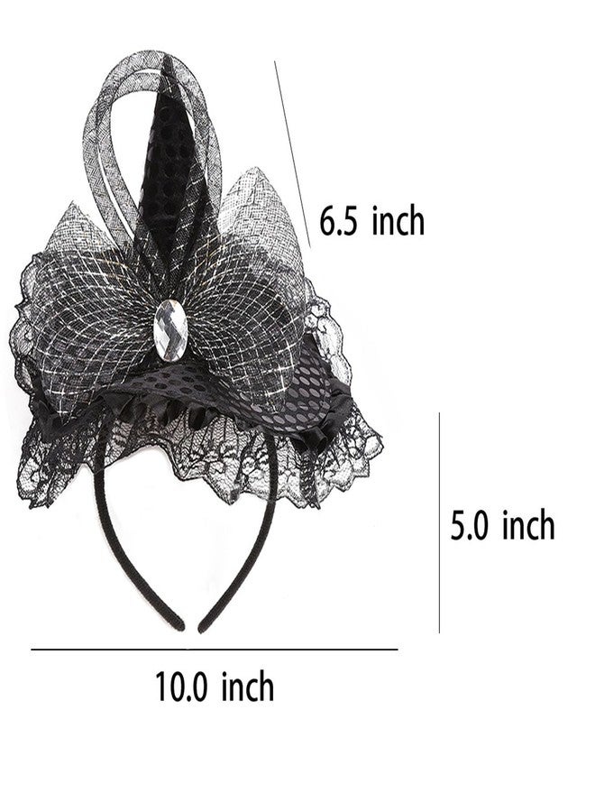 سوتشات عصابة رأس قبعة الساحرة من Soochat Halloween، عصابة رأس صغيرة لقبعات الساحرة، عصابة رأس قبعة الساحر لحفلات الهالوين، لوازم حفلات الهالوين - Image 2