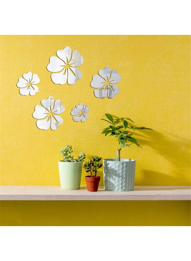 Sharpdo Mirror Style Detachable Wall Sticker Silver Large 24, medium 21, small 15, minimum 15cm - Image 2