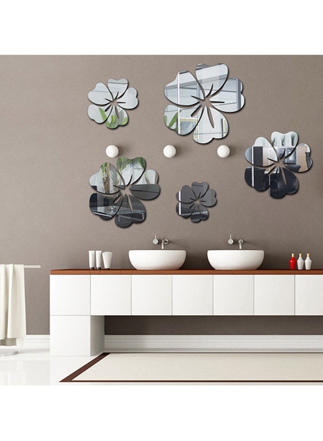 Sharpdo Mirror Style Detachable Wall Sticker Silver Large 24, medium 21, small 15, minimum 15cm - Image 3